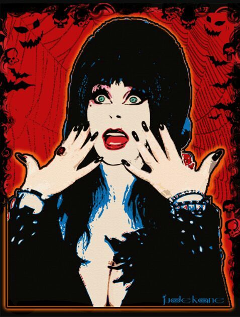 Elvira artwork | Horror Amino