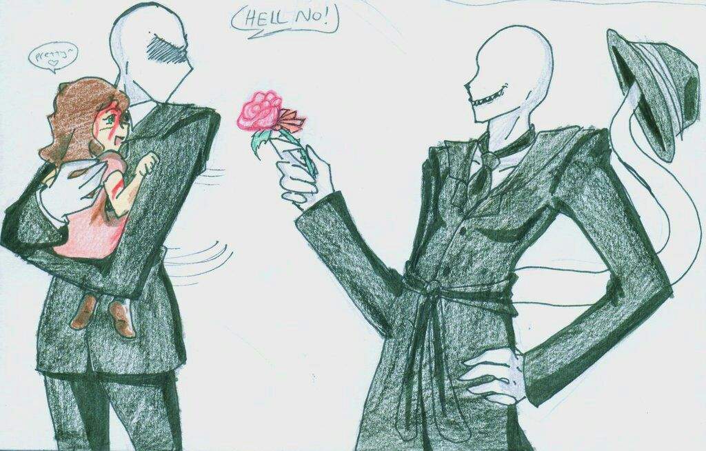 me and slender credit to artist.