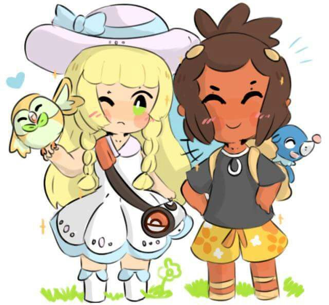 Hau x lillie | Pokémon Amino