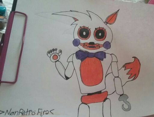 §ØŮĽŁƏßŞ (Lolbit drawing outline + traced with fine tip sharpie) | Five ...