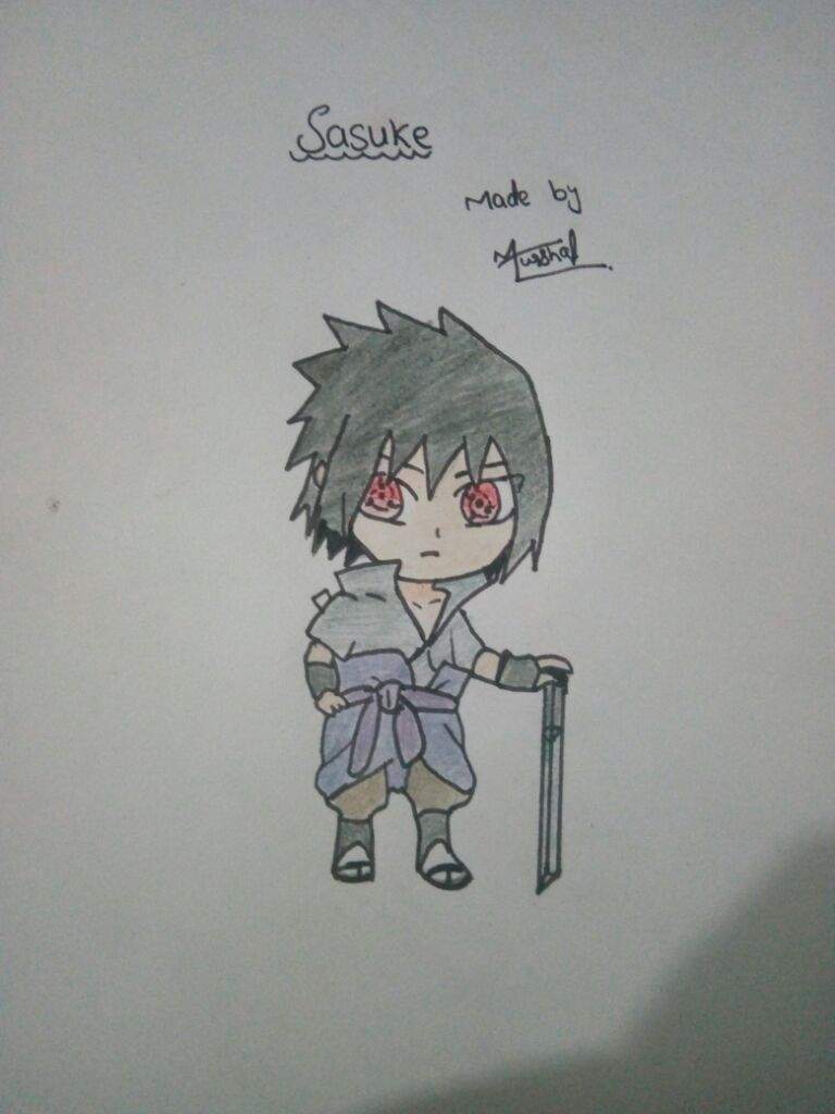 how to draw sasuke uchiha chibi
