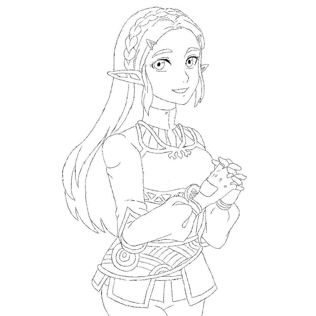 Zelda Botw Coloring Pages Coloring Pages