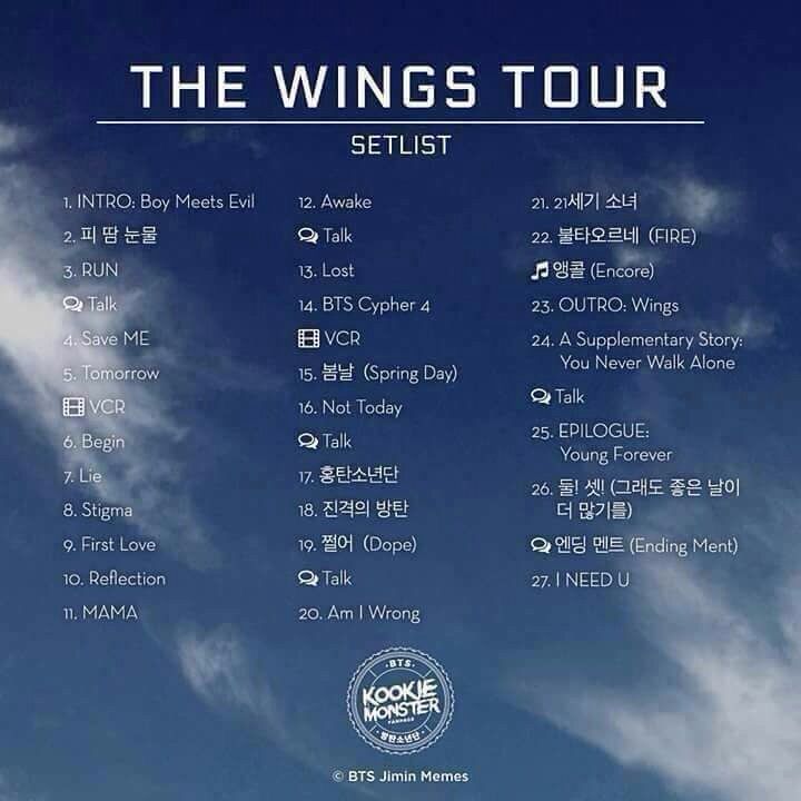 wings tour bts dates