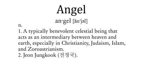 Angel means Jeon Jungkook  V K O O K Amino