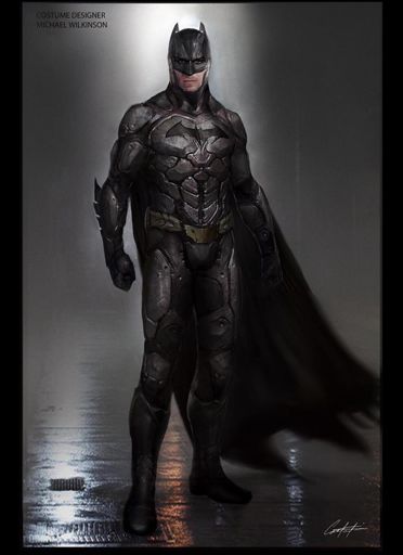 El arte conceptual con un traje diferente de Batman para Batman v Superman:  El Amanecer de la Justicia | •Cómics• Amino