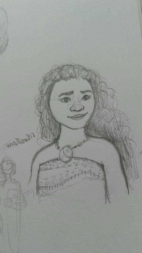 Boceto rápido de Moana | •Arte Amino• Amino