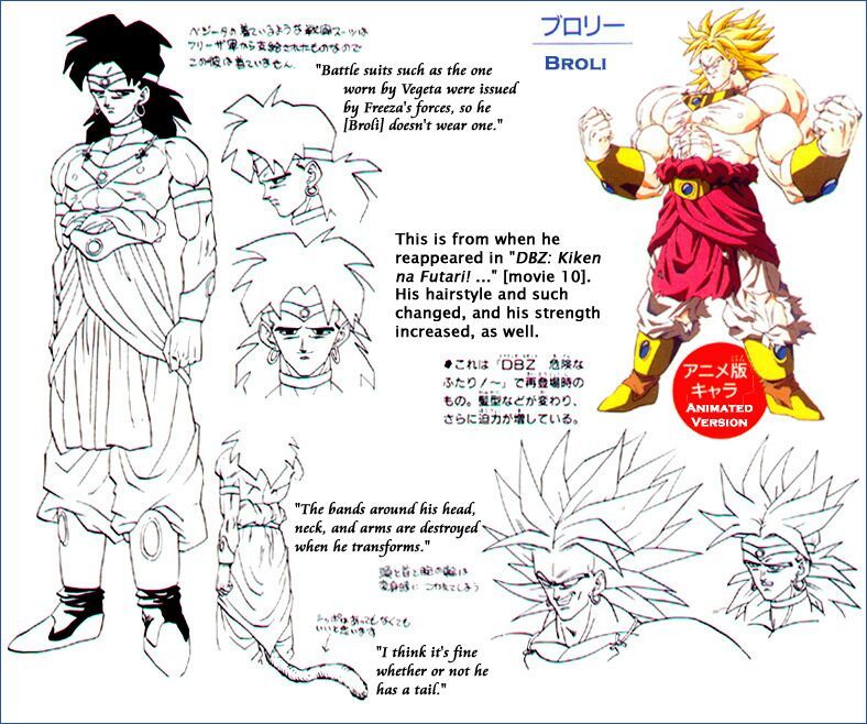 Broly Concept Art 