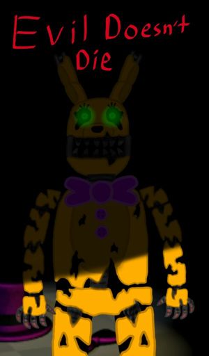 A Purple Words On The Wall Fnaf Art Five Nights At Freddys Amino