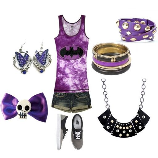 purple summer outfits