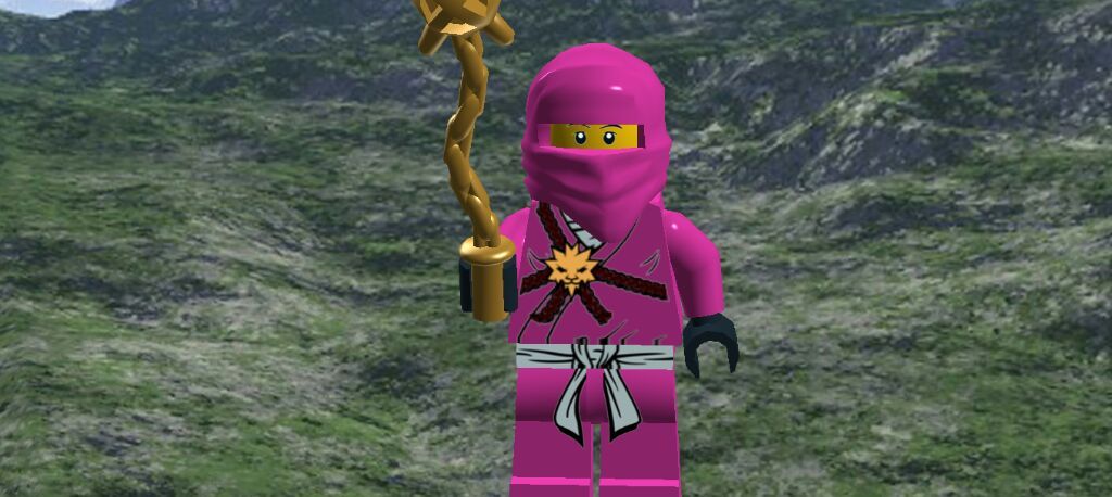 lego pink ninja