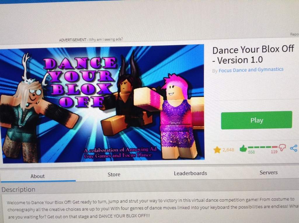 Featured Game 1 Roblox Amino - roblox focus dance and gymnastics
