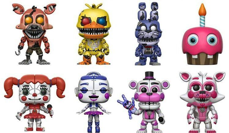 five nights at freddy's sister location funko