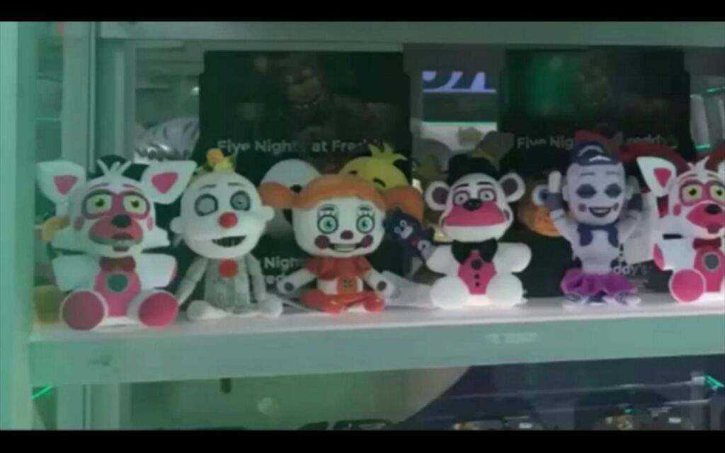 fnaf sister location plushies