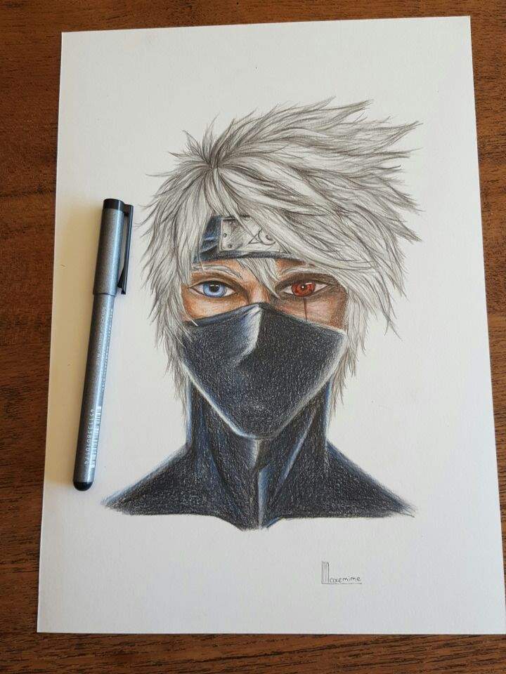 Kakashi Hatake Realistic Drawing