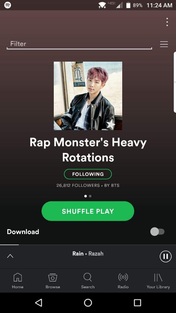 Rm Spotify Playlist Army S Amino