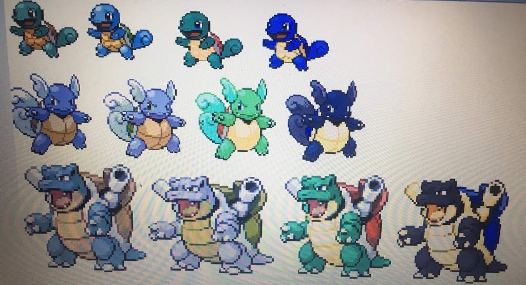 NEW shiny squirtle lines.