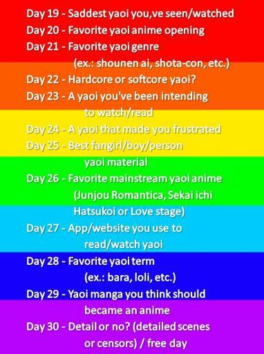 Anime 30 Day Challenge