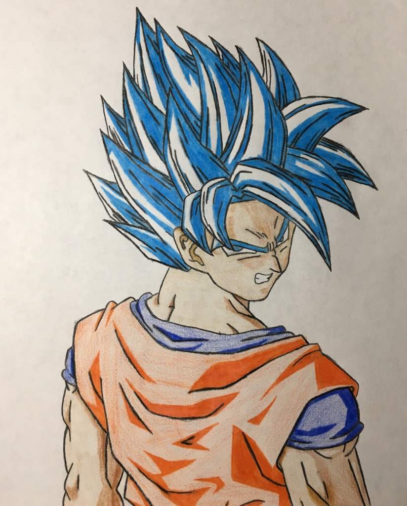 Goku Rainbow Super Saiyan Drawing 