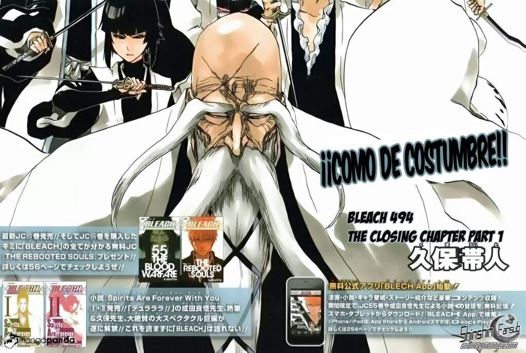 Bleach Manga 494 Mundo De Bleach Amino