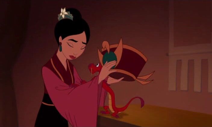 Mulan Mushu Crying