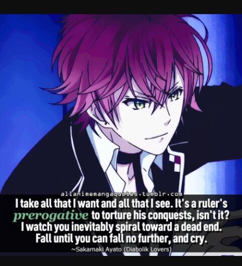 Quotes | Diabolik Lovers! 💜 Amino