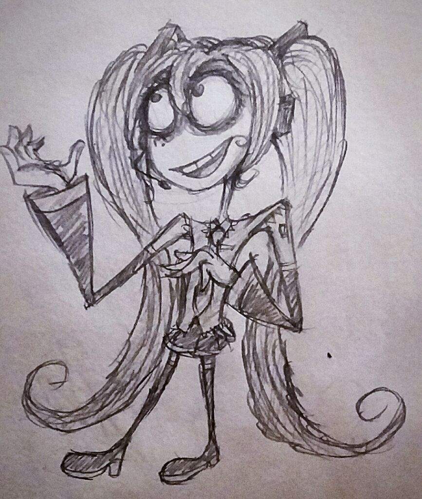 Miku Tim Burton Style Vocaloid Amino