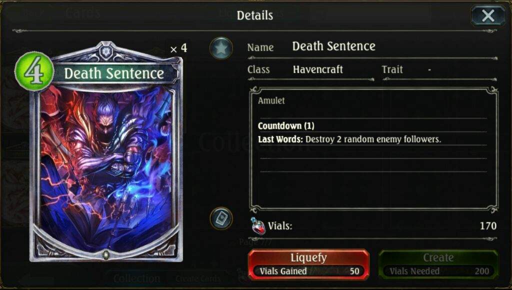 Death Sentence Wiki Shadowverse Amino Amino