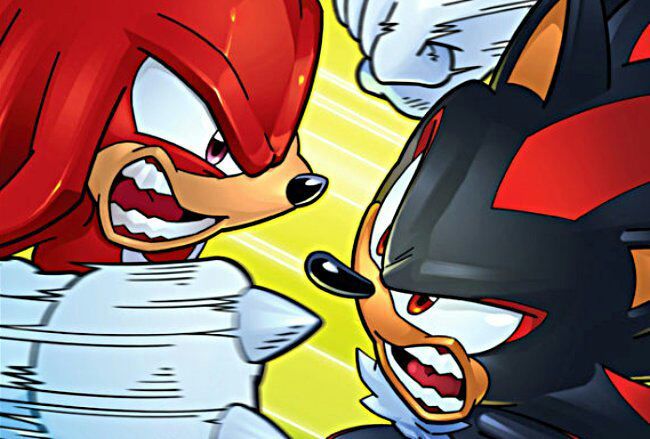 Knuckles vs shadow | Sonic El Erizo | Amino | Amino