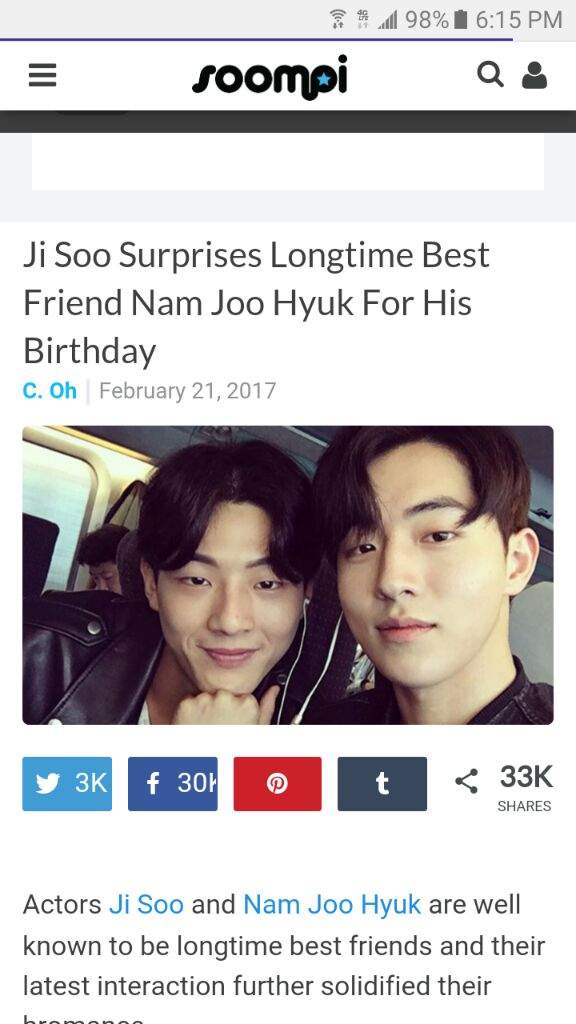 Ji soo surprises Nam Joo Hyuk for his birthday | K-Drama Amino