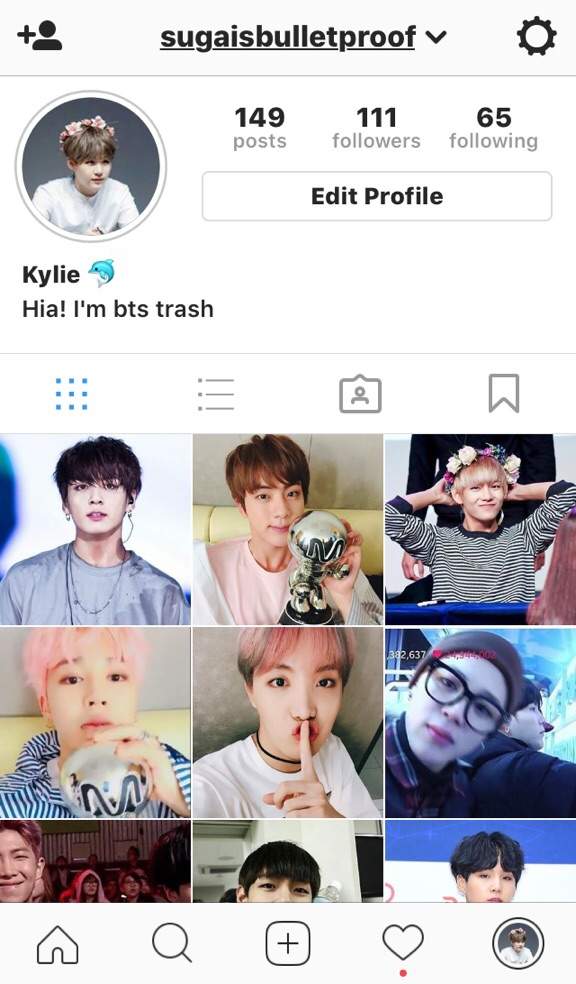 Bts Instagram Account Army S Amino