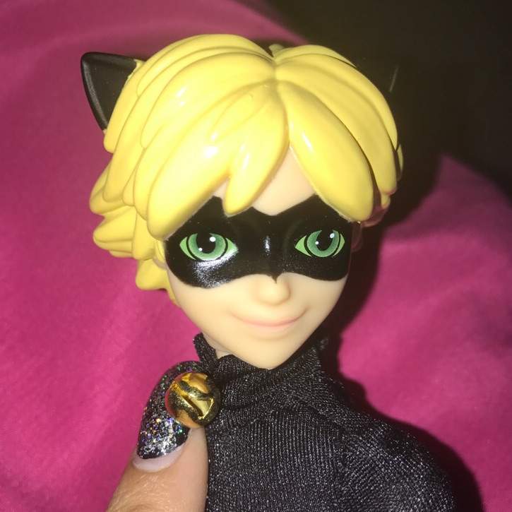 cat noir stuffed doll