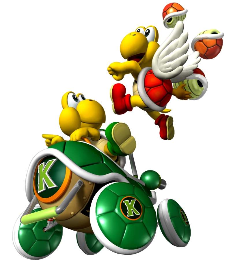 super mario kart koopa troopa sprites