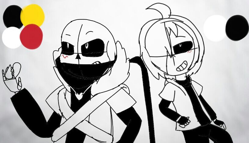 Cross Sans E Cross Chara Desenho Cross Sans And Cross