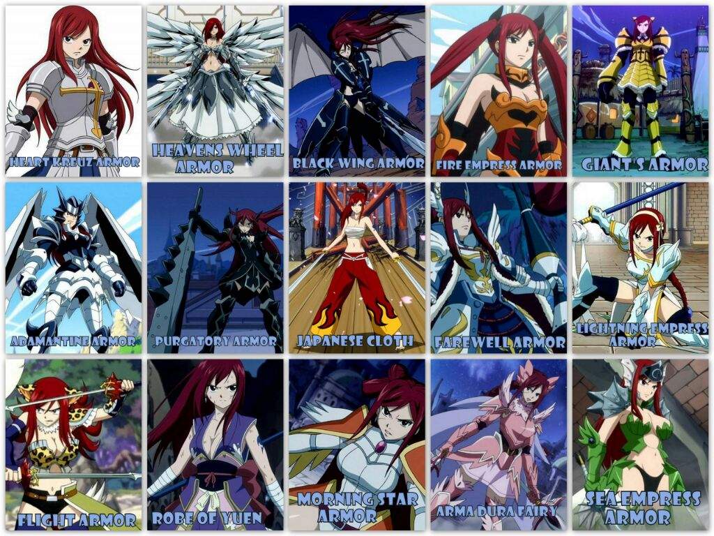 Erza Requip Amour Magic Anime Amino