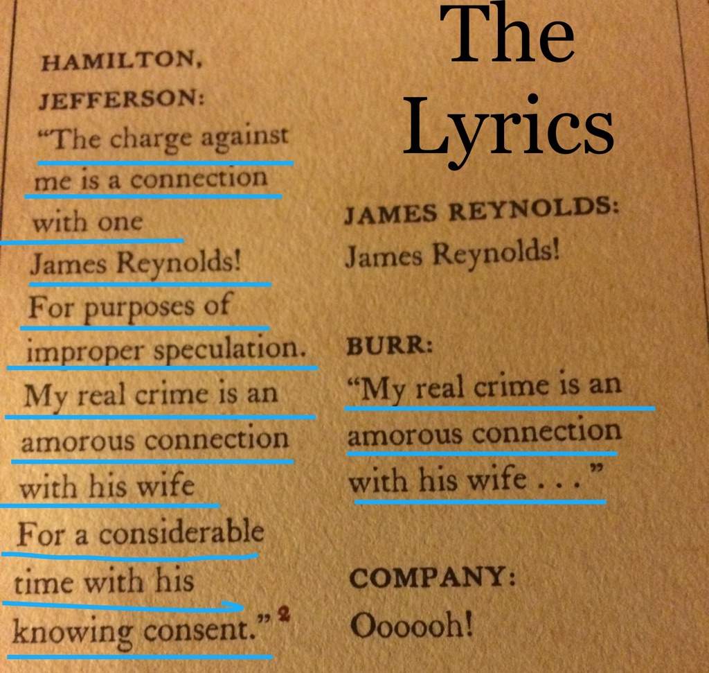 The Reynolds Pamphlet | Hamilton Amino