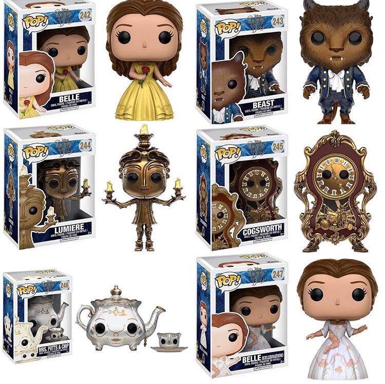 beauty and the beast live action funko pop