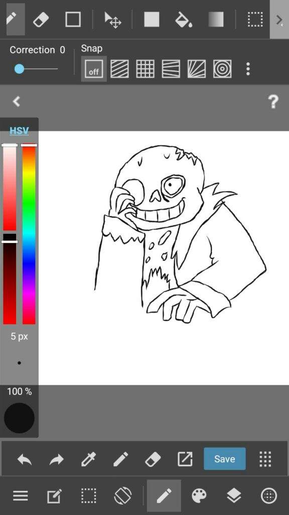 Horror Sans Drawing | Undertale Amino