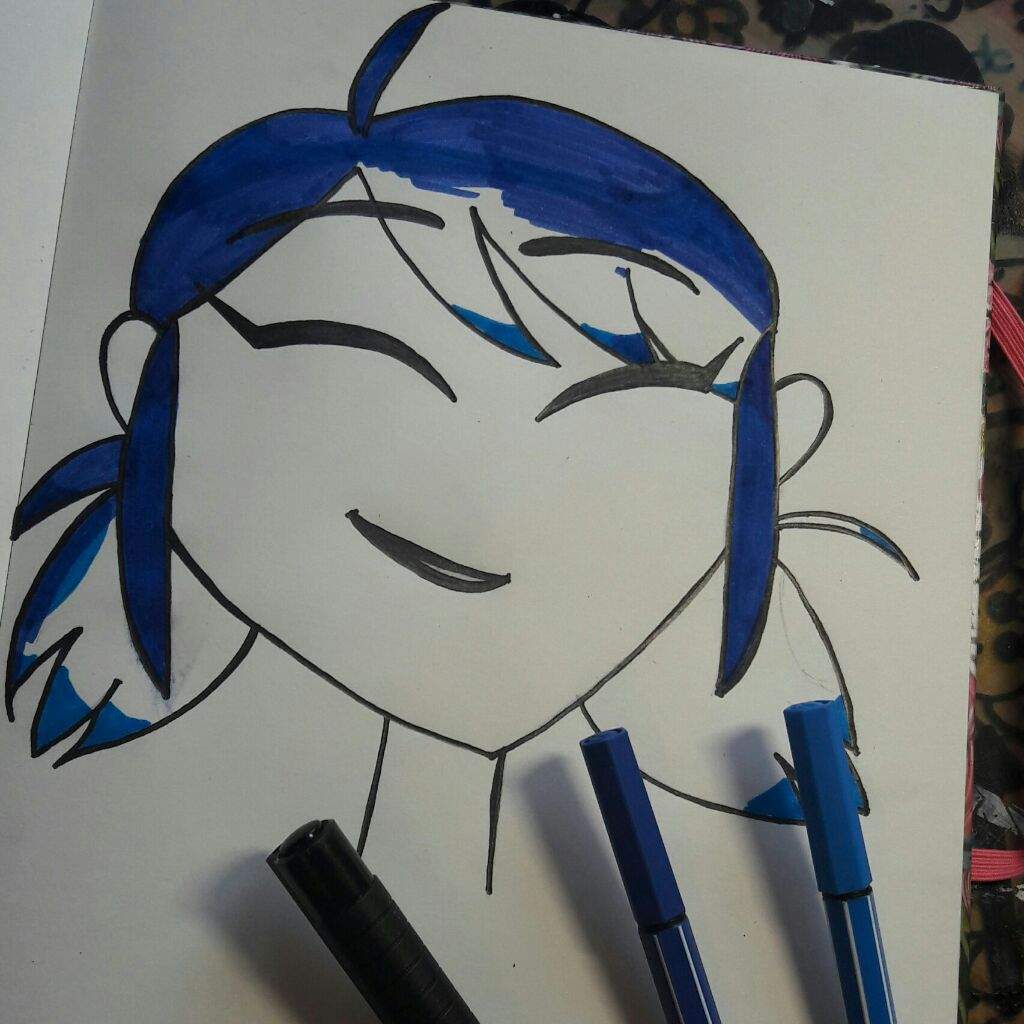 How to draw Marinette (easy)💪 | Miraculous Amino