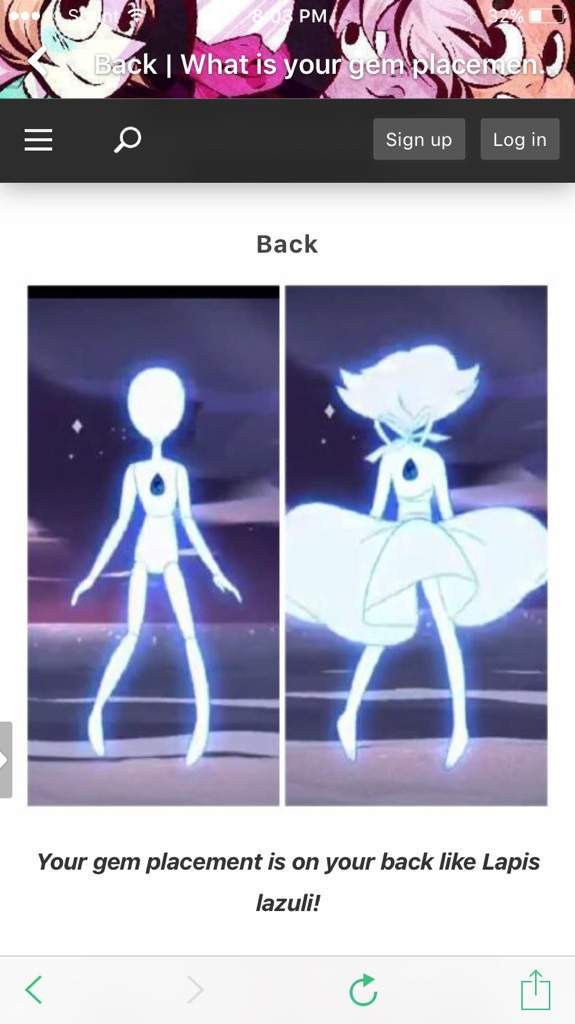 Gem Placement Quiz Steven Universe Amino