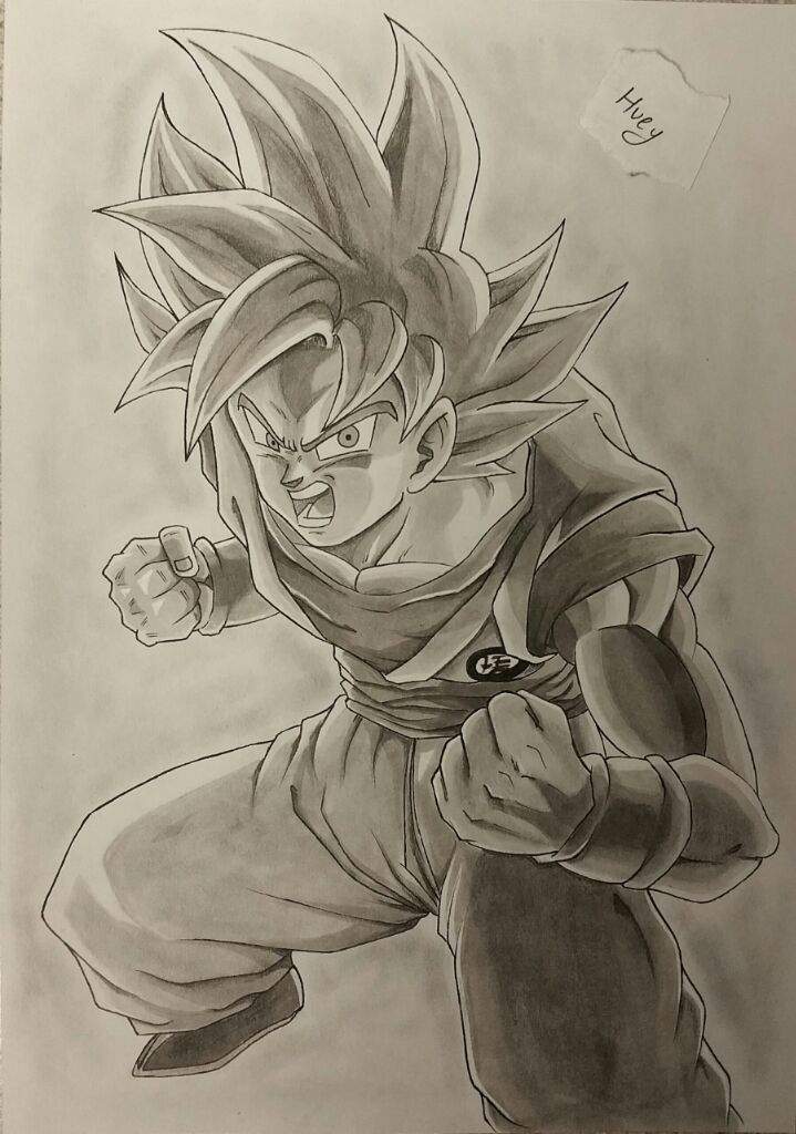 Super Saiyan God Goku  Drawing  DragonBallZ Amino