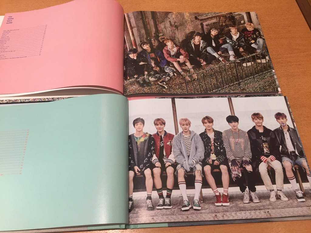 You Never Walk Alone Blue Pink Ver Unboxing Army S Amino