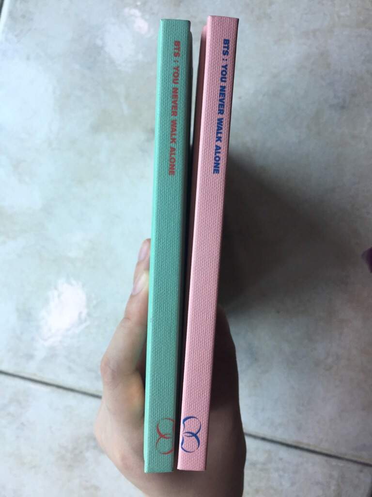 You Never Walk Alone Blue Pink Ver Unboxing Army S Amino