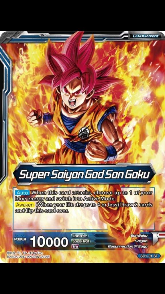 dragon ball trading card game