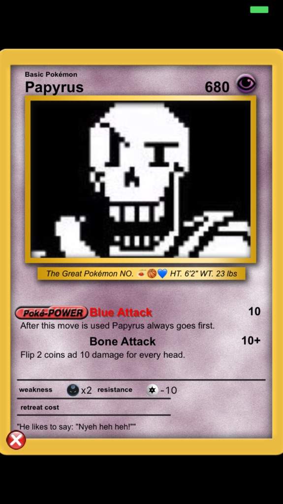 Undertale Themed Pokémon Cards | Undertale Amino