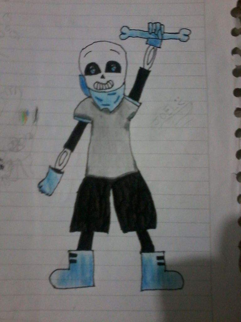 Dibujo de swap Sans | Undertale Español Amino