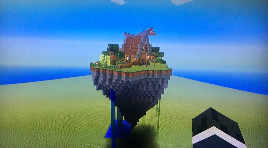 minecraft island house