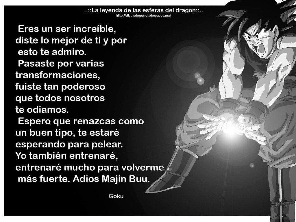 Frase epica de goku | DRAGON BALL ESPAÑOL Amino