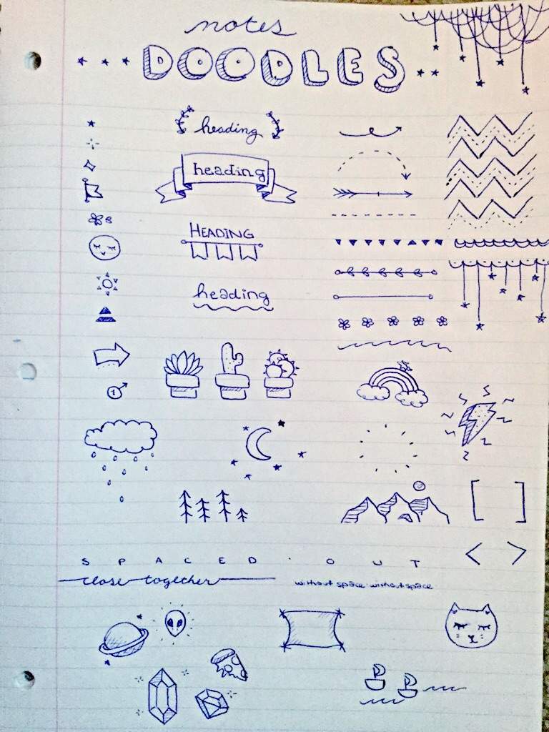 Notes doodles! (+chemistry) | School Amino