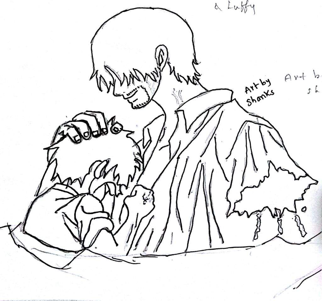 Shanks Coloring Page