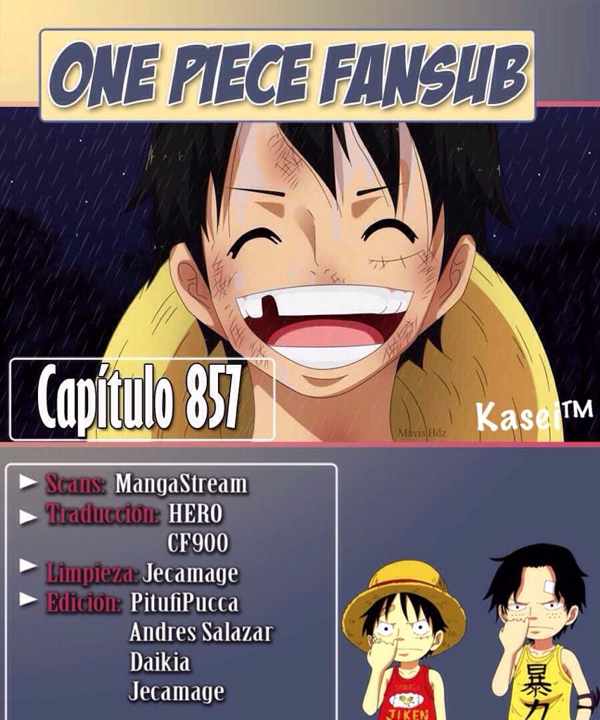 Manga One Piece 857 One Piece Amino